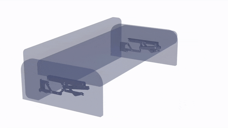 Механизм поворота спинки 430_3 + 2 пружины 3 | Эгида-Сибирь Механизм поворота спинки 430_3 + 2 пружины — изображение 3