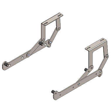 Механизм поворота спинки 430_3 + 2 пружины 1 | Эгида-Сибирь Механизм поворота спинки 430_3 + 2 пружины