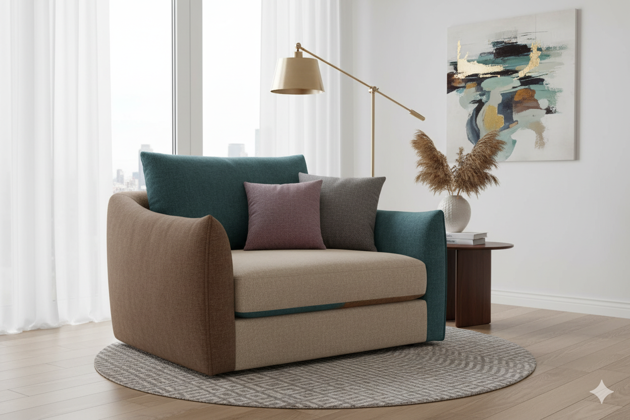 Кресло в Ткани Ши SHE